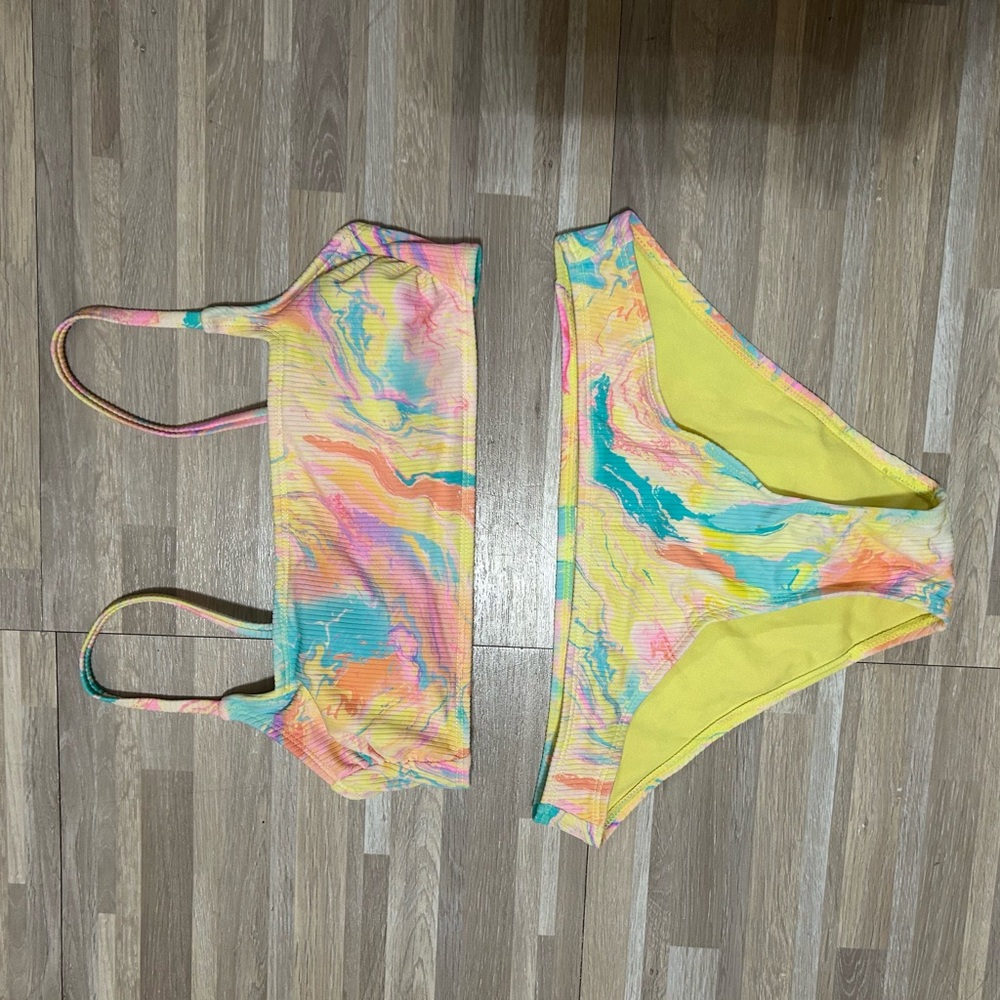 Colorful marbal bikini